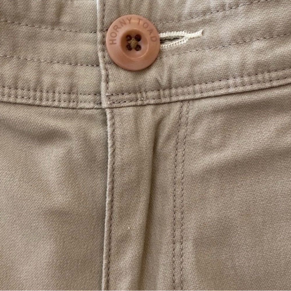 Horny Toad Khaki Long Shorts Size 6 - Picture 2 of 8